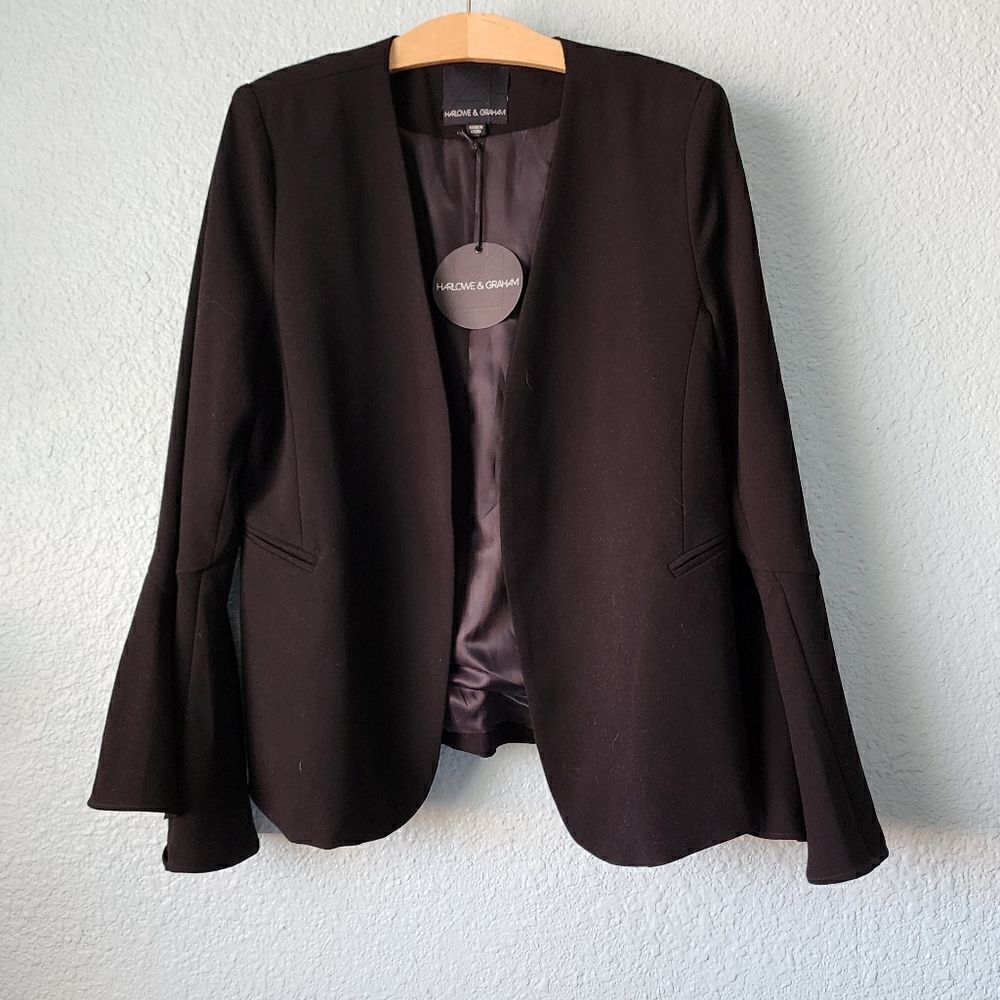 Harlowe and Graham new with tags fan sleeve blazer